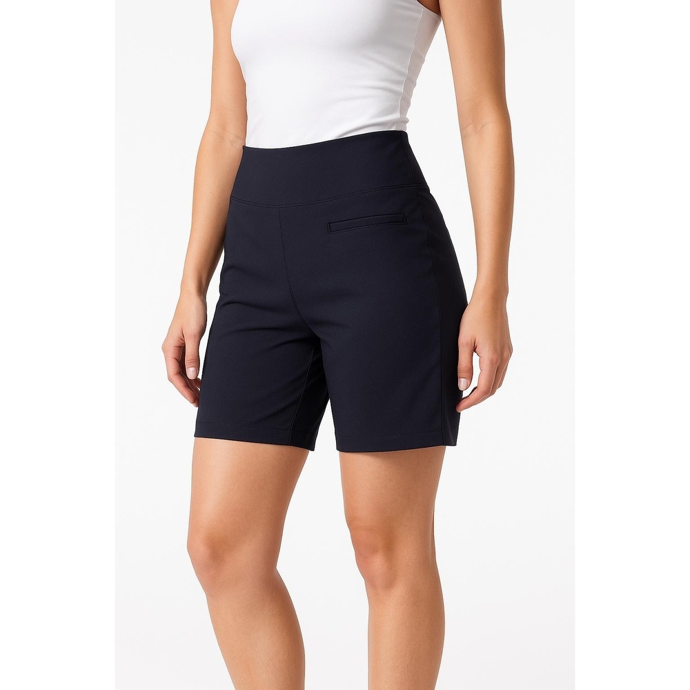 Walter Hagen NWT 7” Tummy Control Short Womens XS Dark Navy HighWaisted Athletic